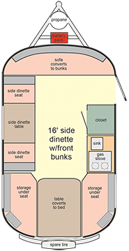 Scamp 16 Standard Floor Plan 7